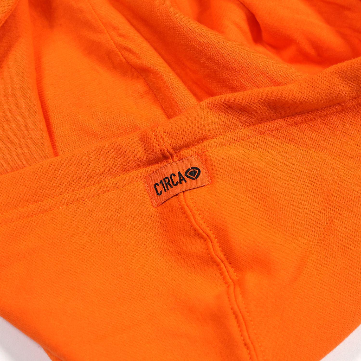 BIG LOGO HOOD - ORANGE-4
