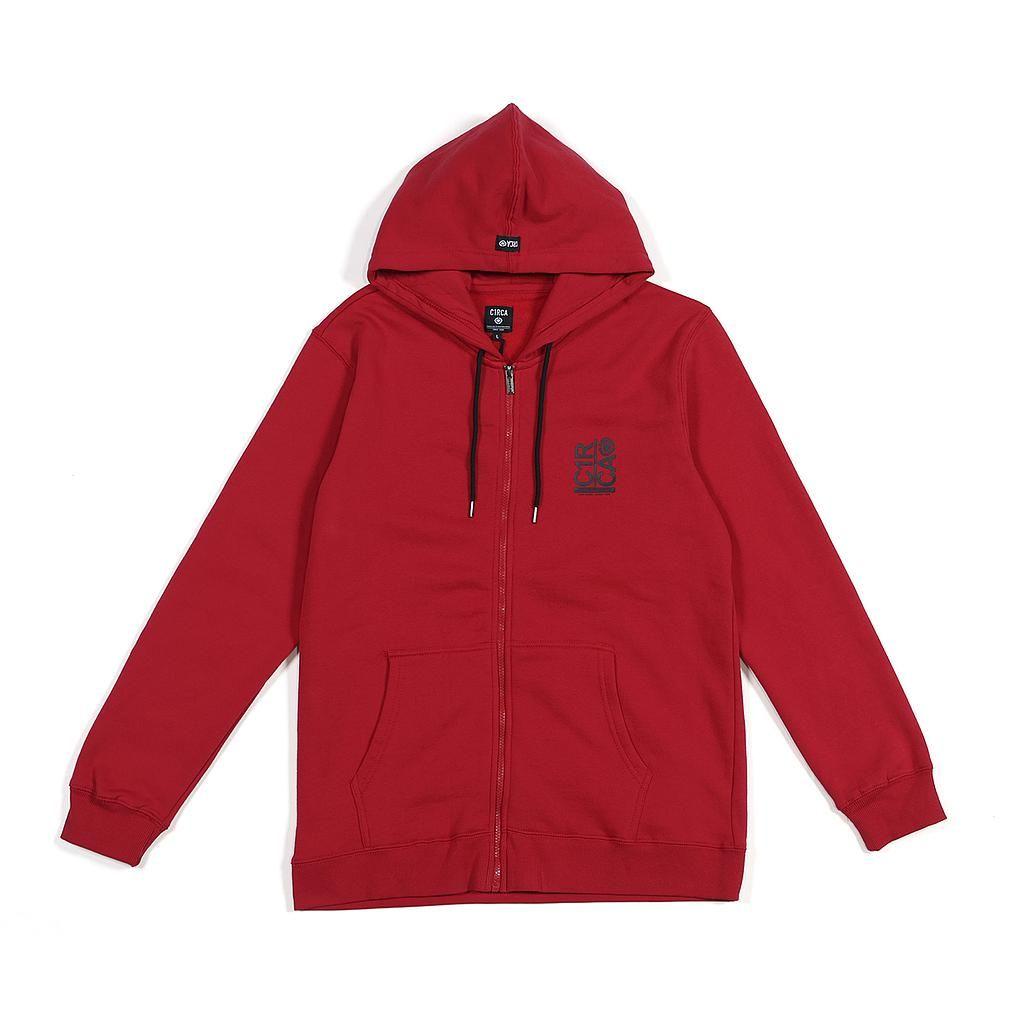 BREAK UP ZIP - RED - OVERSIZE-0