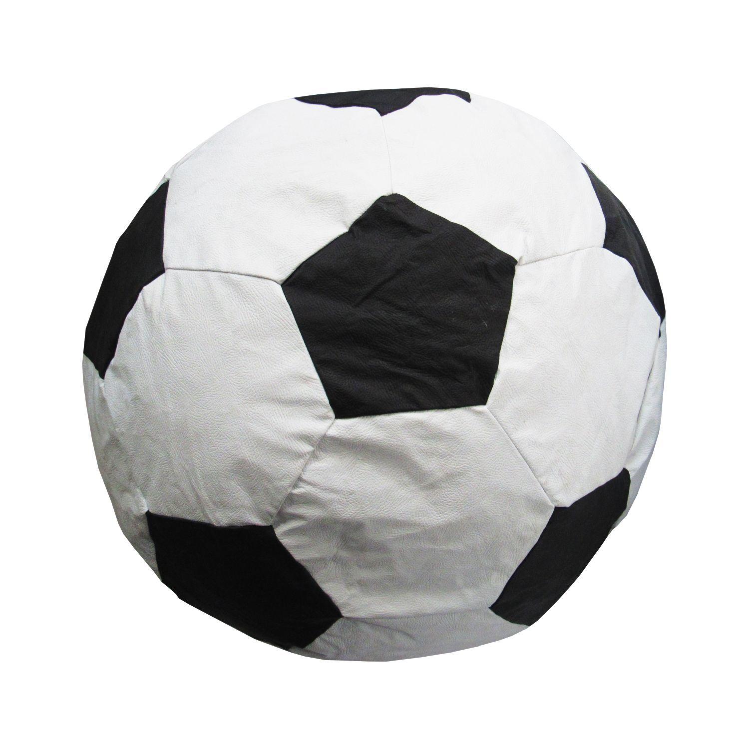 Pouf Pera Fútbol Eco Cuero 120x120x120 cm-2