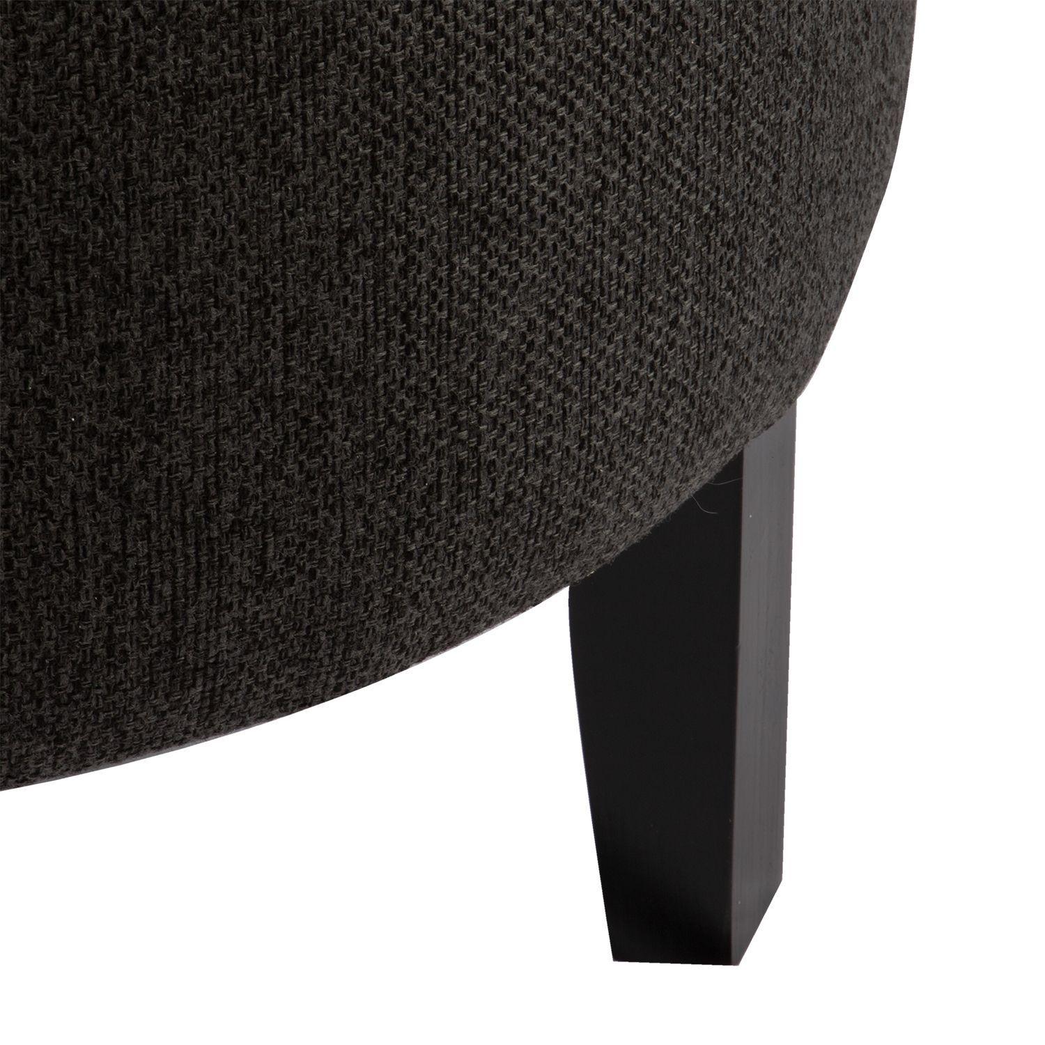 Pouf Jack Grafito Omega 48x48x40 cm Máxima Design-3