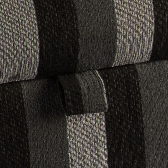 Banqueta con Baúl Leyzy Rayas-Negras 40X55X105 cm Máxima Design-4