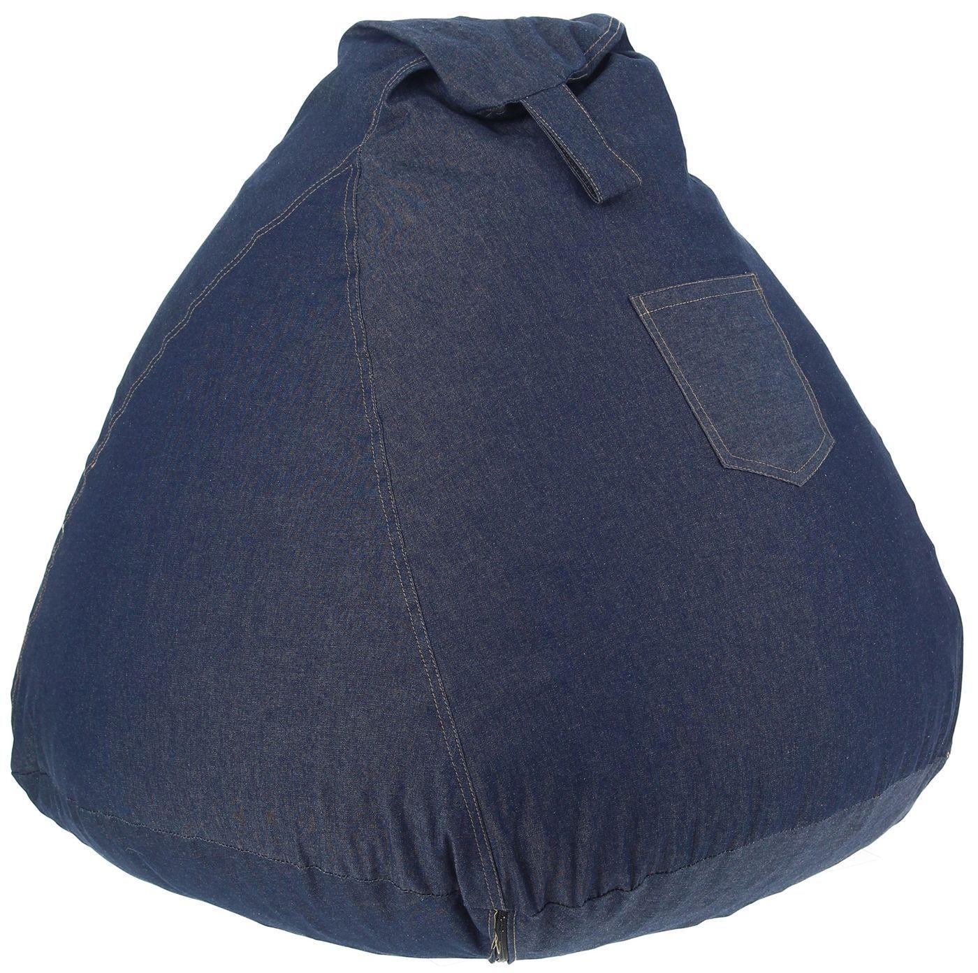 Pouf Pera Infantil Jeans 60x50x50 cm Máxima Design-2