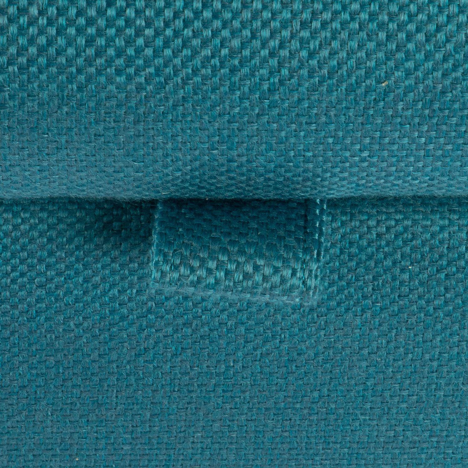 Banqueta con Baúl Leyzy Turquesa Omega 40X55X105 cm Máxima Design-5