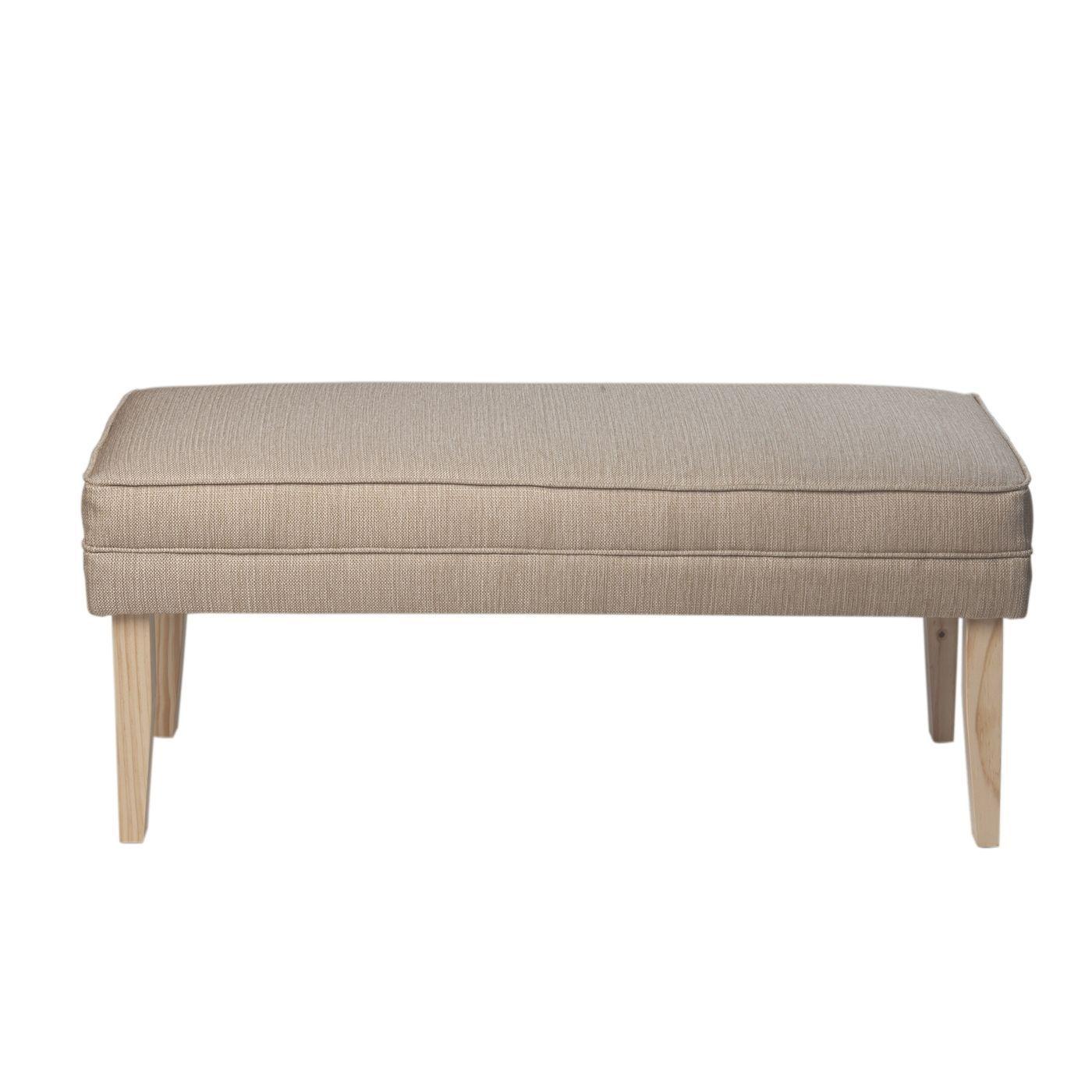 Banqueta Style Beige Delta 100x40x40 cm Máxima Design-6