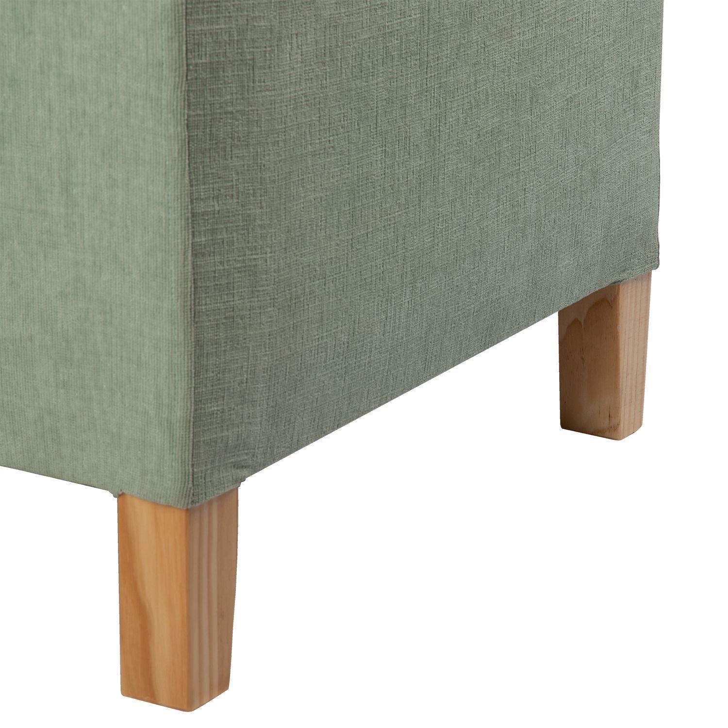 Pouf Baúl Rucato Verde-Claro Altea 46x46x50 cm Máxima Design-4