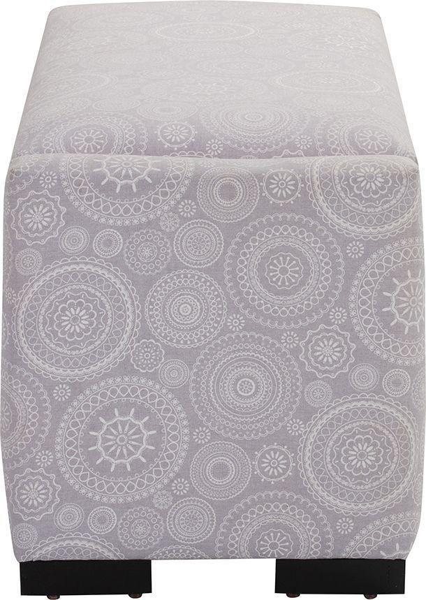 Banqueta con Baúl Leyzy Mándala Estampado 40X55X105 cm Máxima Design -4