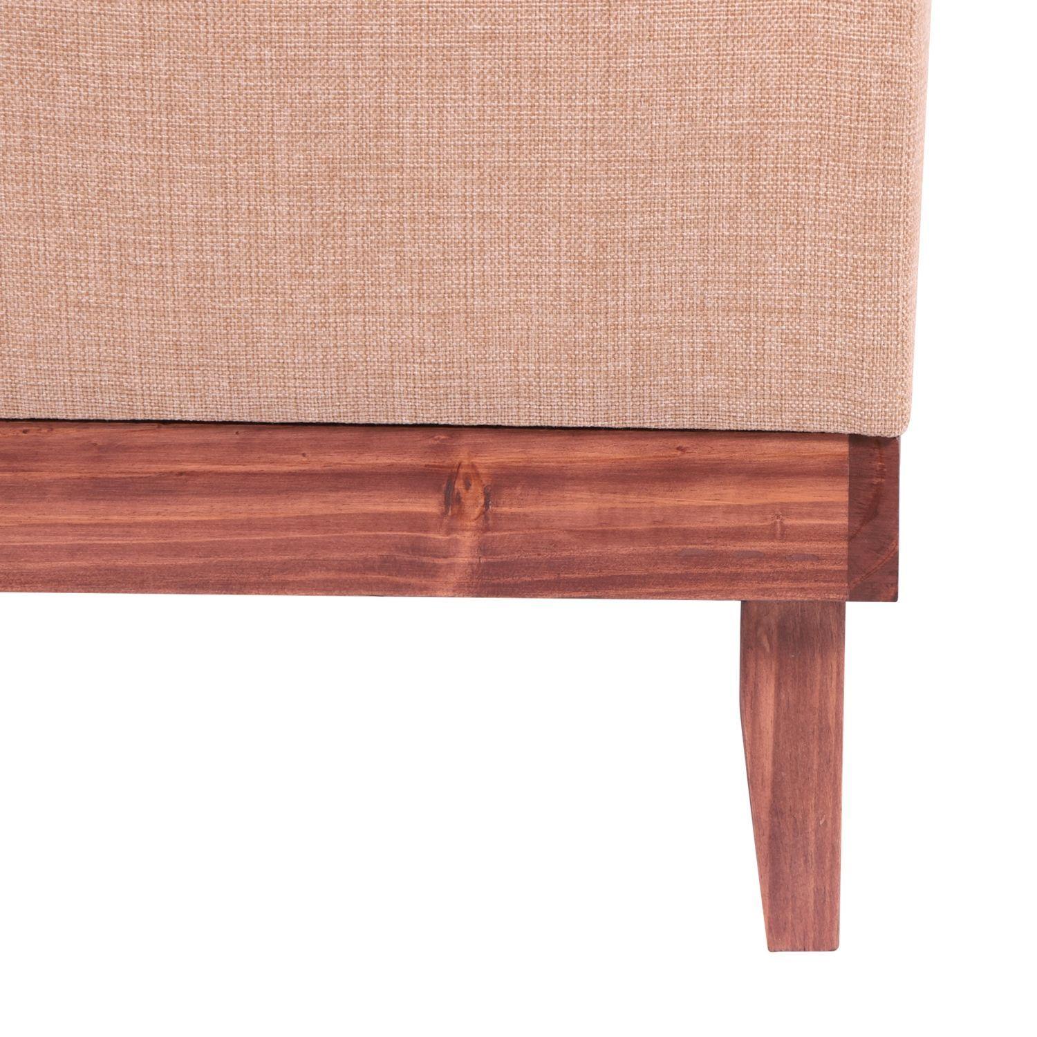 Pouf Emilia con Baúl Beige Omega 45x45x46 Cm Máxima Design-5