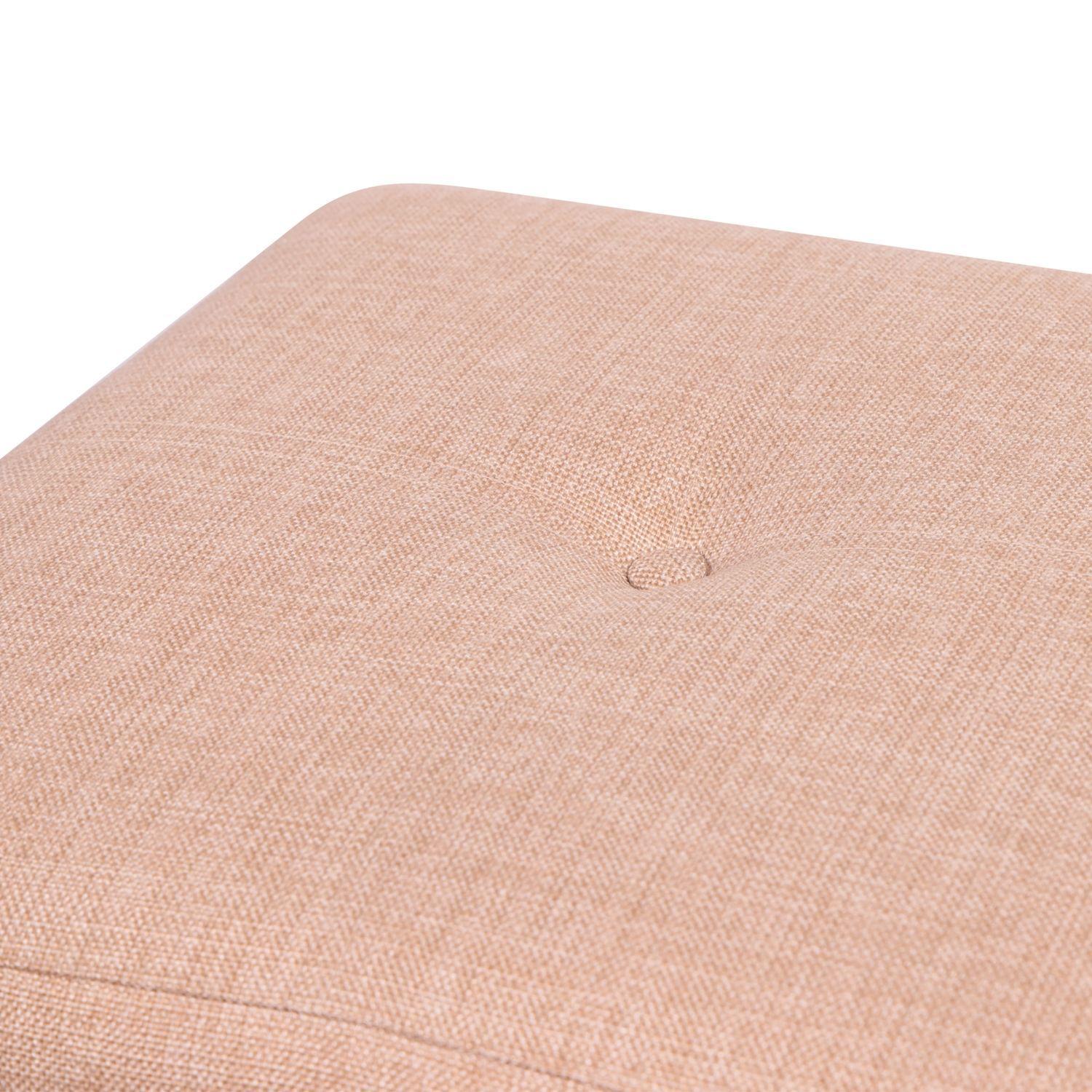 Pouf Emilia con Baúl Beige Omega 45x45x46 Cm Máxima Design-3