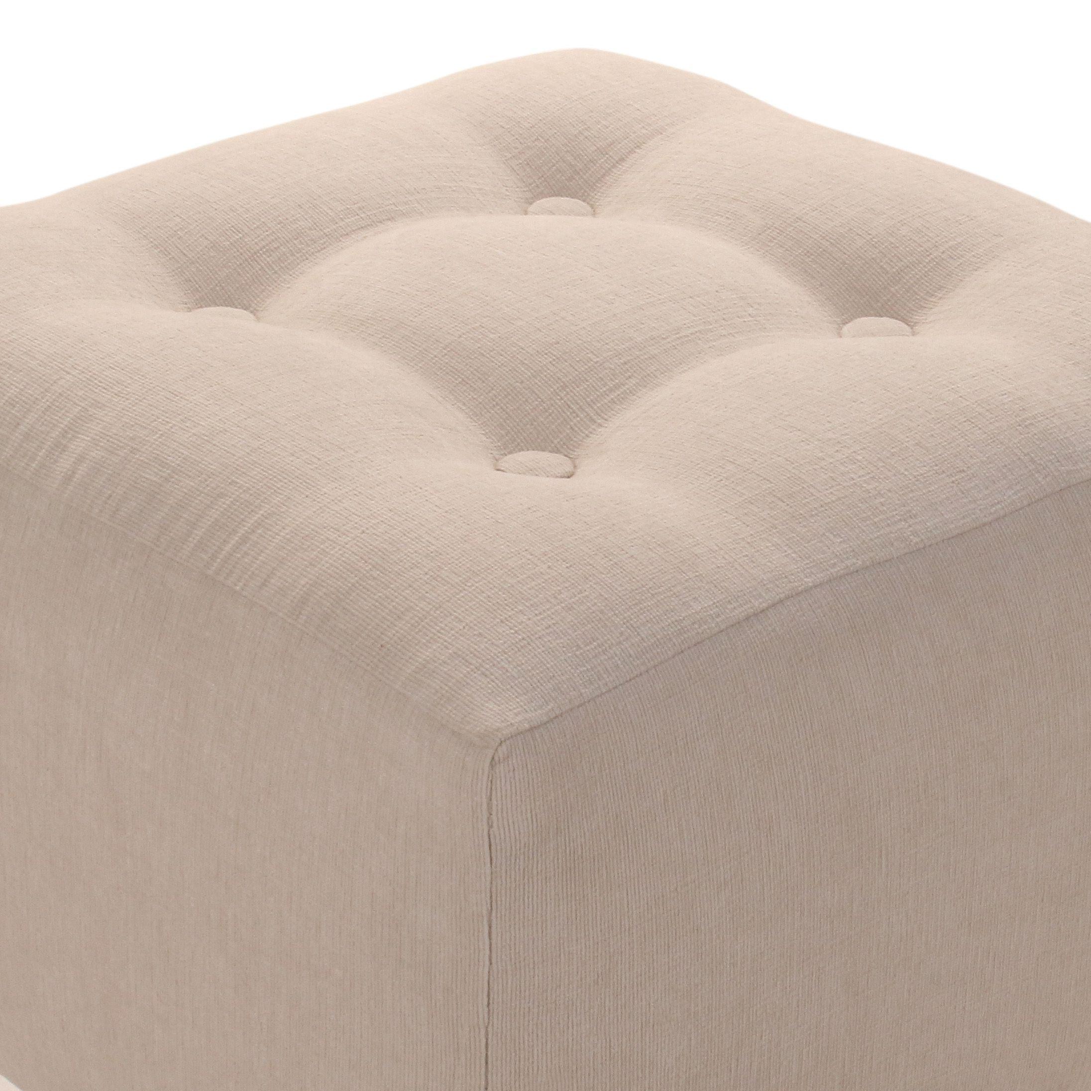 Pouf Alemania Crudo altea 42x42x43 cm Máxima Design-2