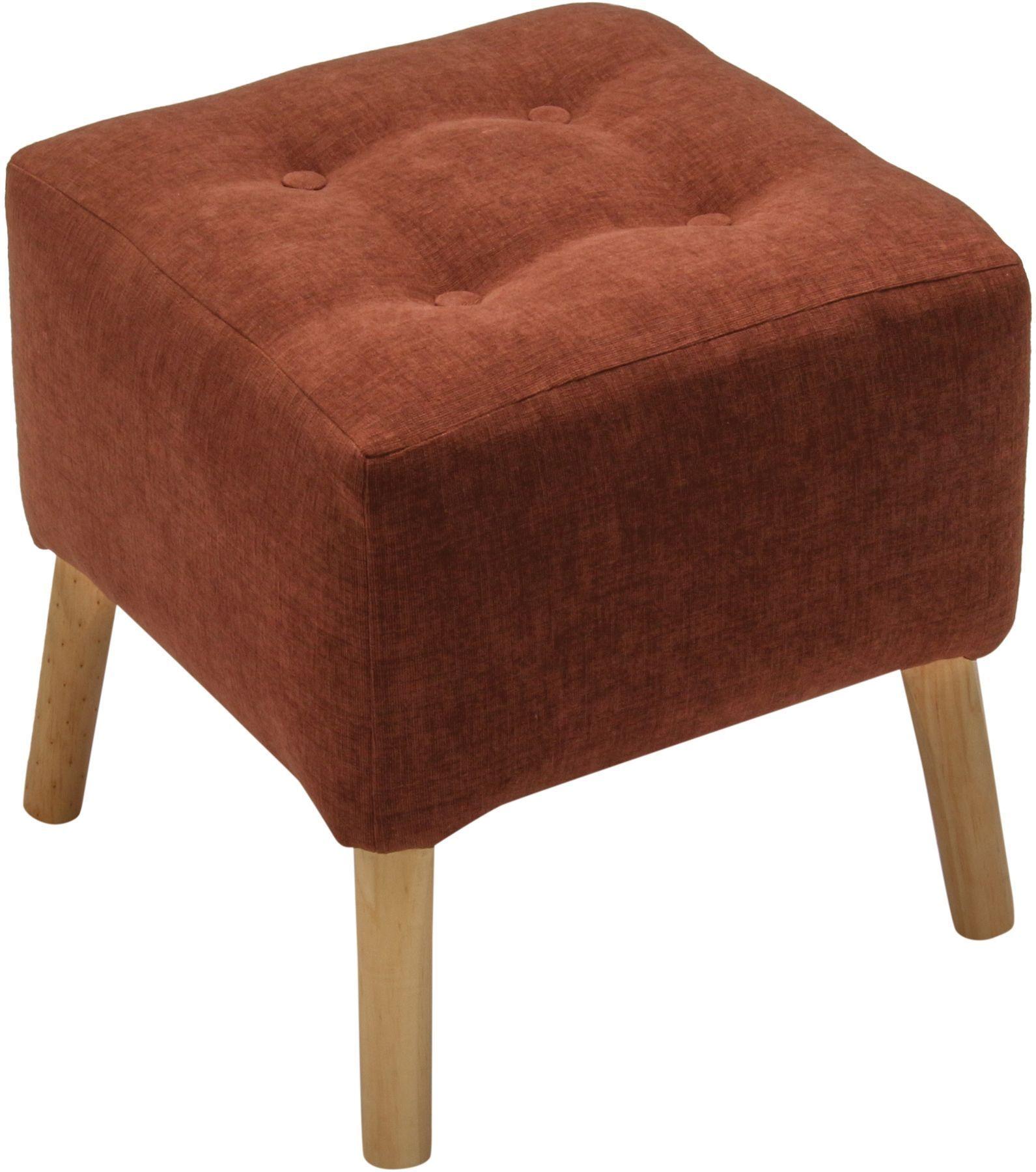 Pouf Alemania Chocolate Altea 42x42x43 cm Máxima Design-2