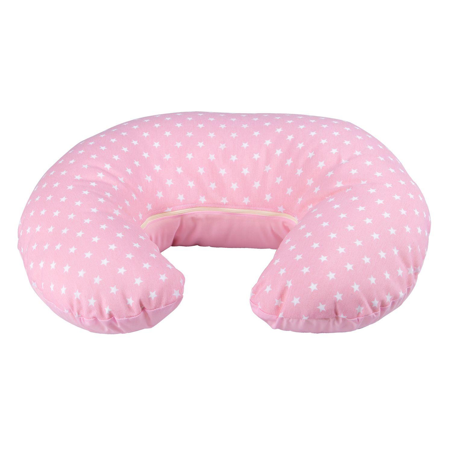 Cojín Lactancia Estrella Rosado Textil 50x40x20 cm-0