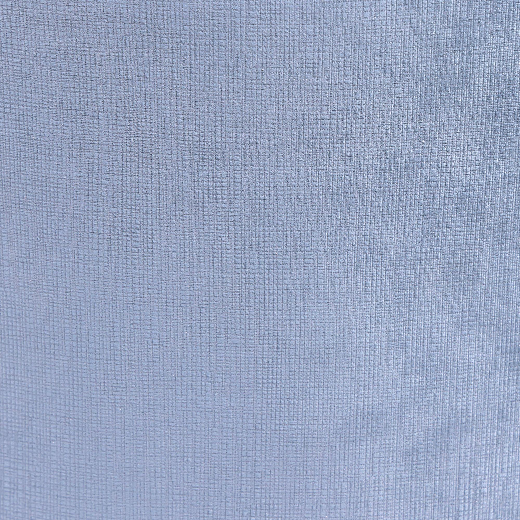 Pouf sin Baúl Zoe Azul Petróleo Felpa 60x60x50 Cm -3