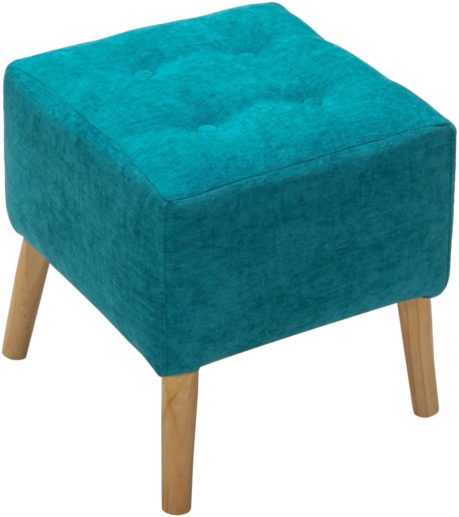 Pouf Alemania Turquesa Altea 42x42x43 cm Máxima Design-2