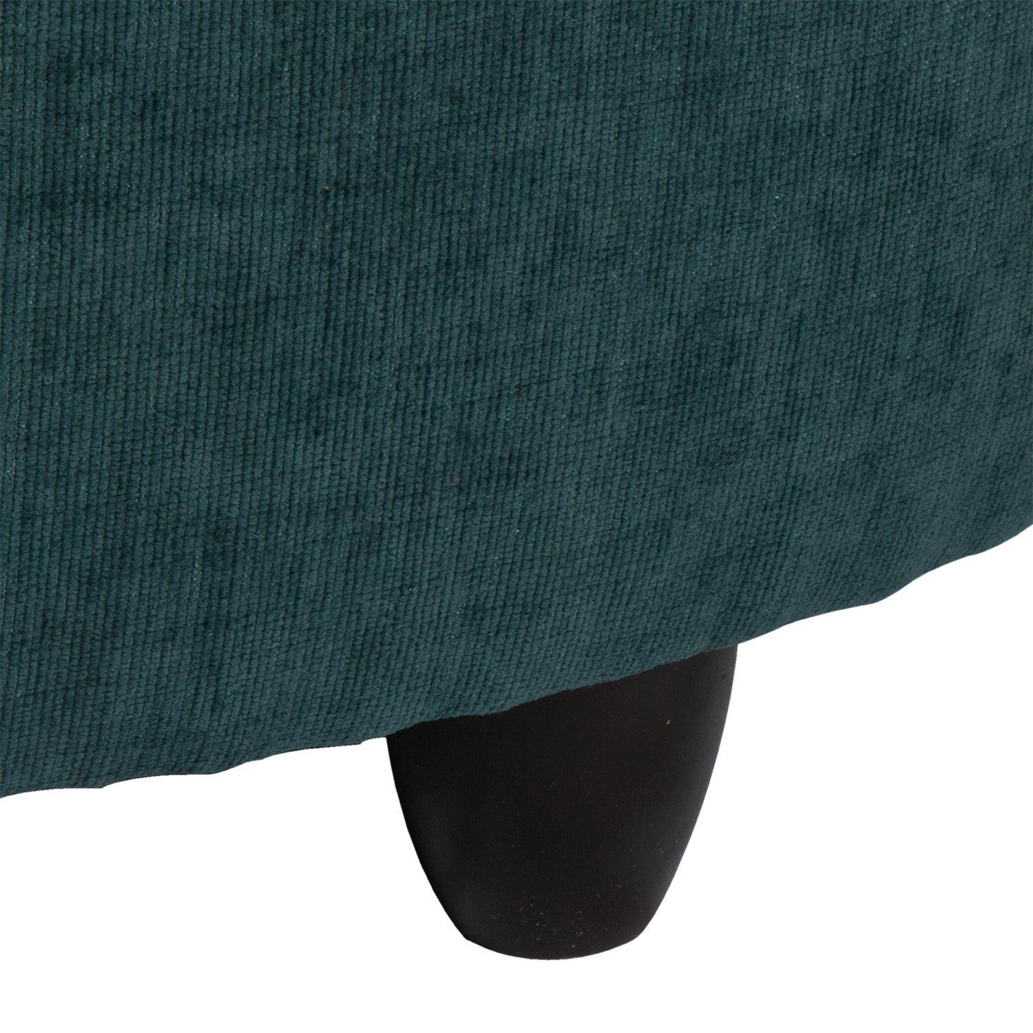 Pouf Baúl Zoe Azul Petróleo Altea 60x60x50 cm Máxima Design-5