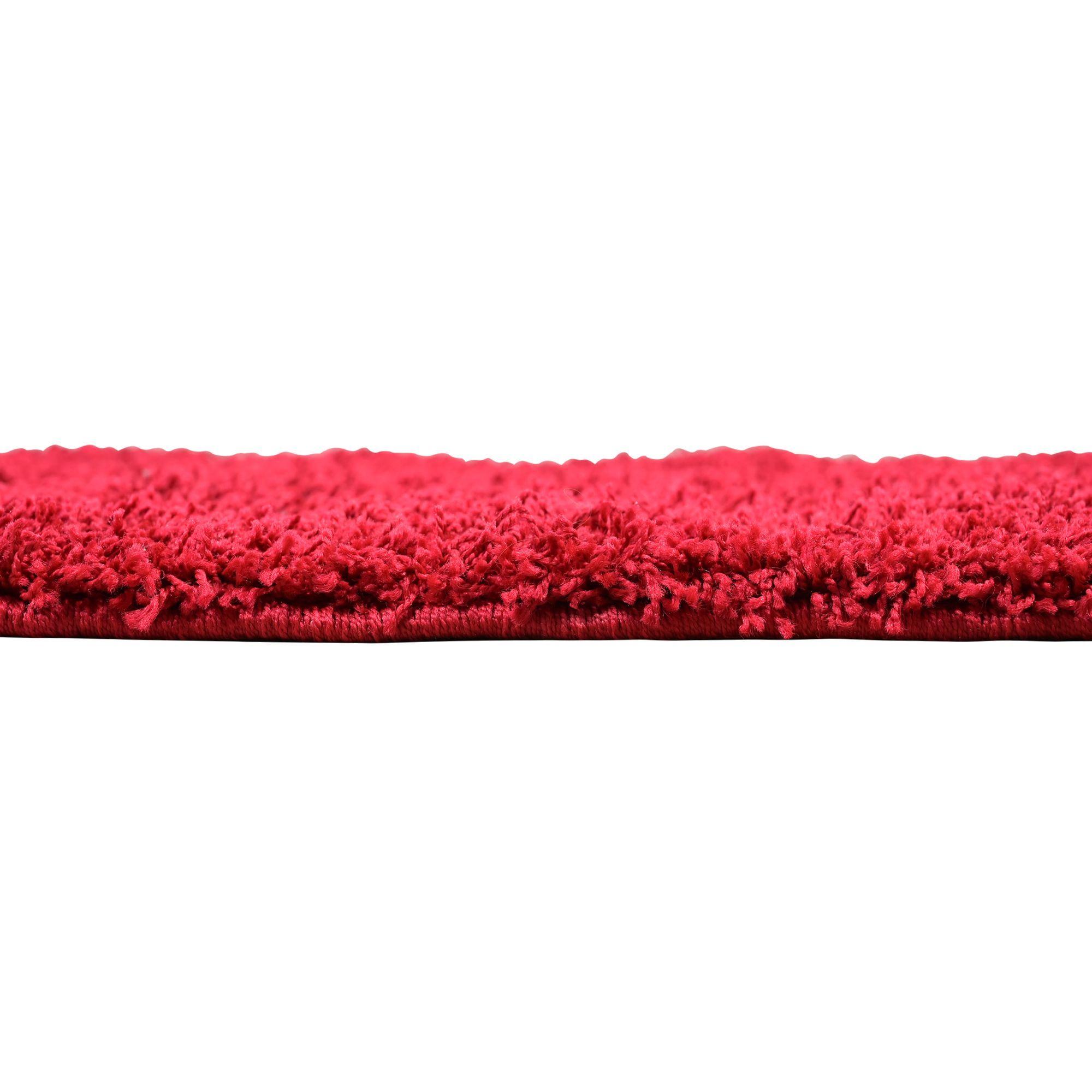 Alfombra Fluff Rojo 100x150 Cm-2