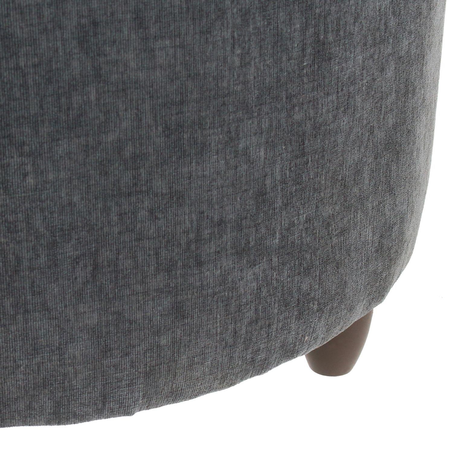 Pouf Baúl Zoe Gris Oscuro Altea 60x60x50 cm Máxima Design-2