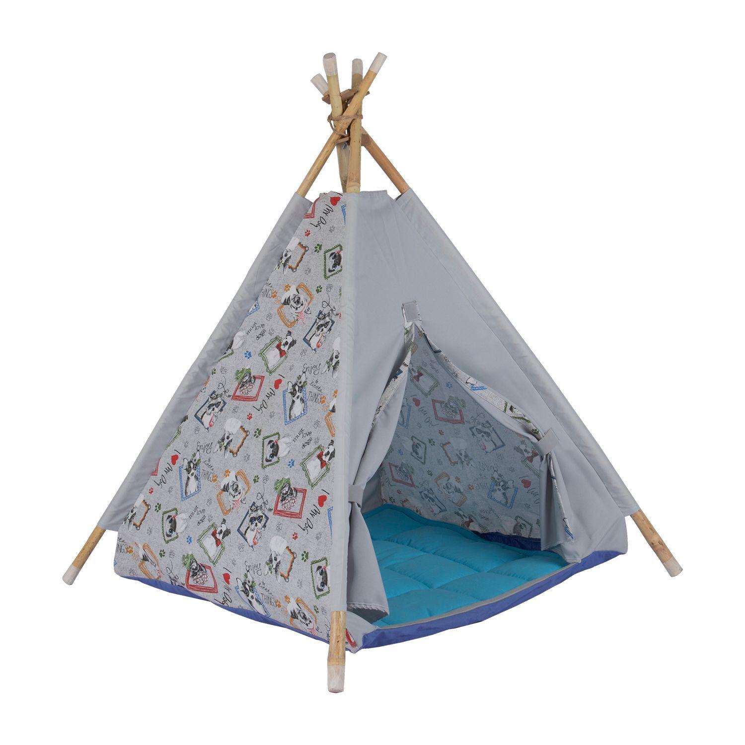 Carpa Tipi Perro "copito"80x70x60 cm Máxima Design-0