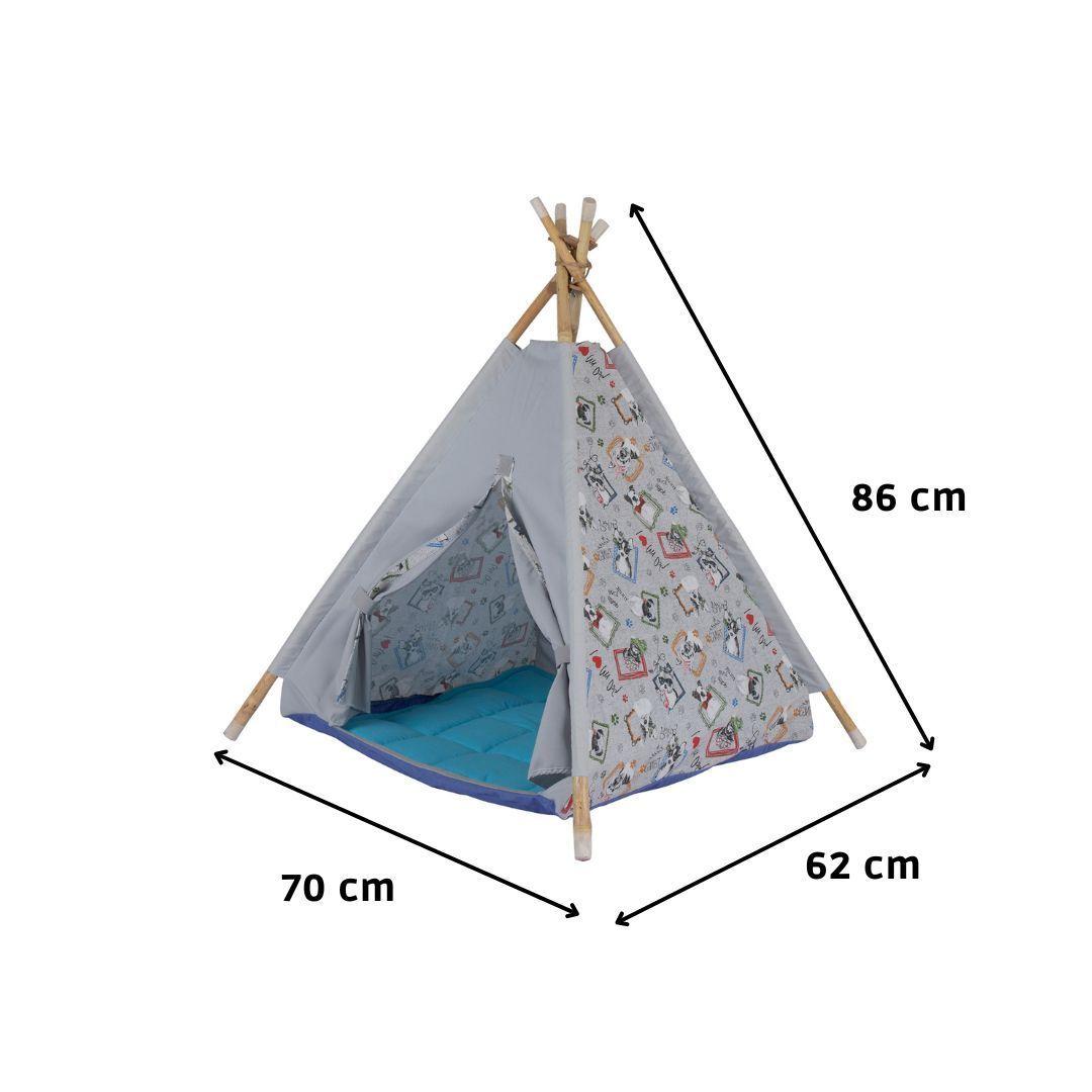 Carpa Tipi Perro "copito"80x70x60 cm Máxima Design-3