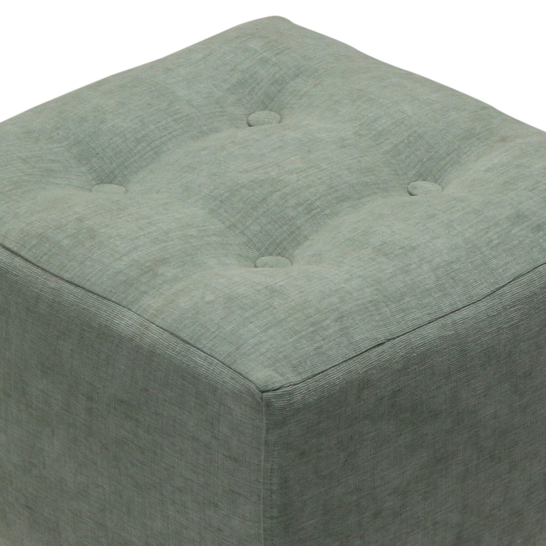 Pouf Alemania Verde Agua Altea 42x42x43 cm Máxima Design-3