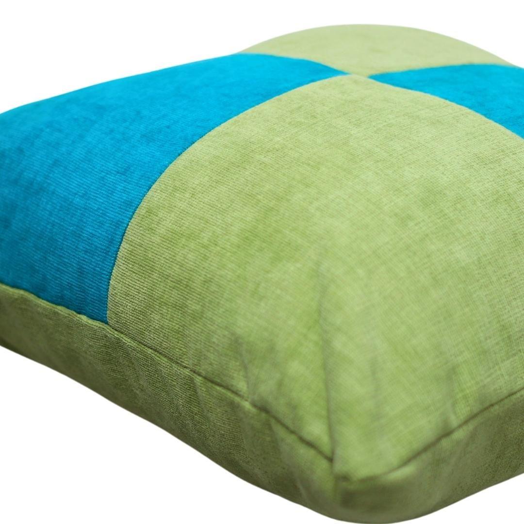 Cojín Gabriela Turquesa Verde Claro Altea 50x50 cm-2