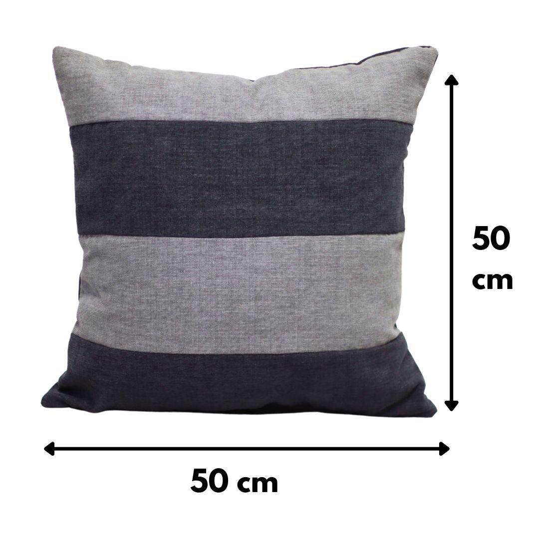 Cojín Rayen Gris Grafito Altea 50x50 cm-3
