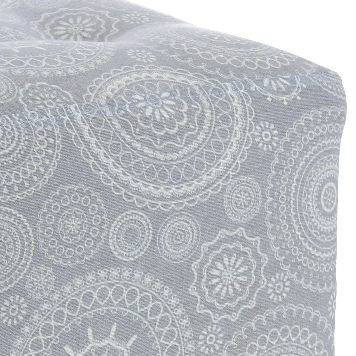 Pouf Alemania Mándala 42x42x43 Cm Máxima Design-4