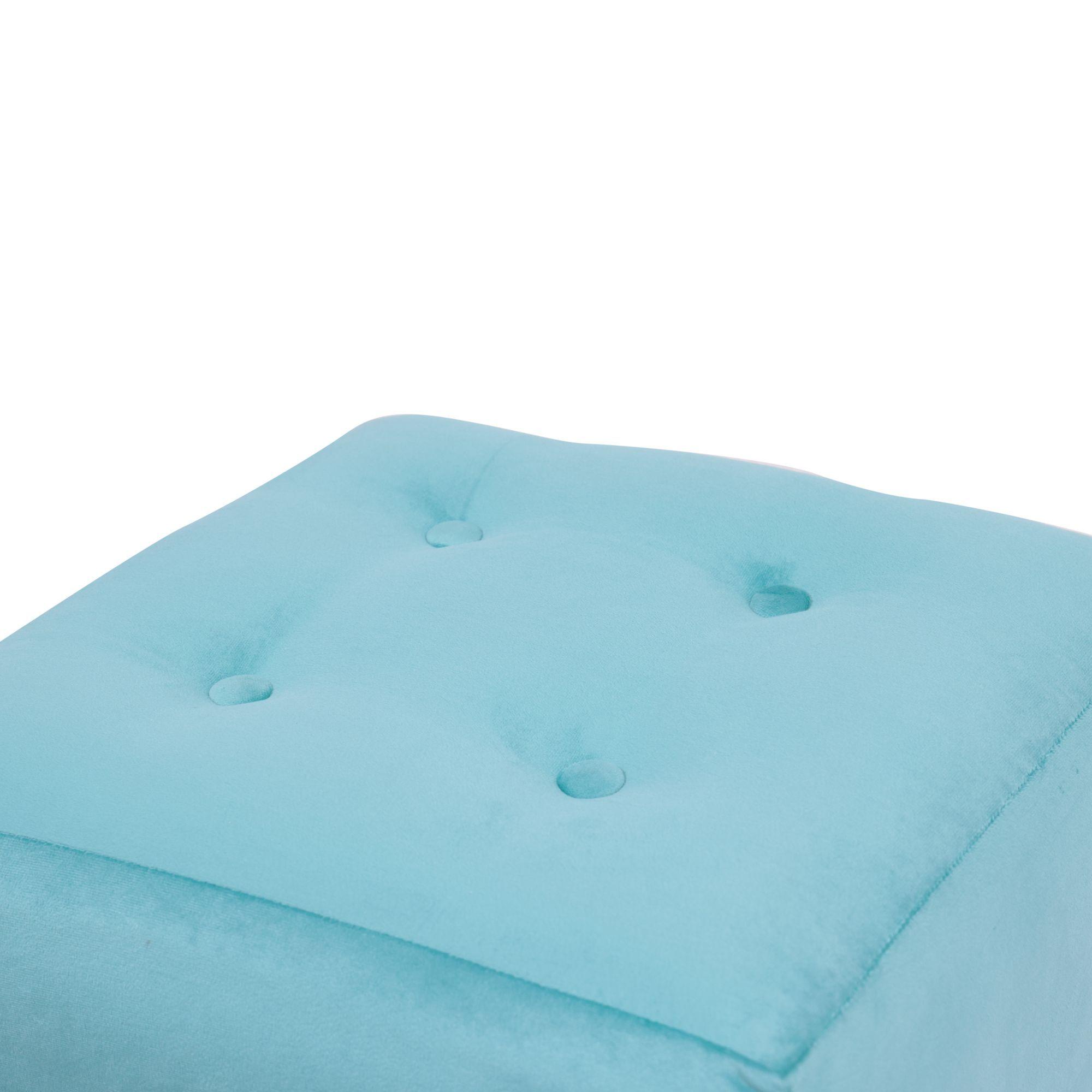 Pouf Alemania Calipso Felpa 42x42x43 cm Máxima Design-2