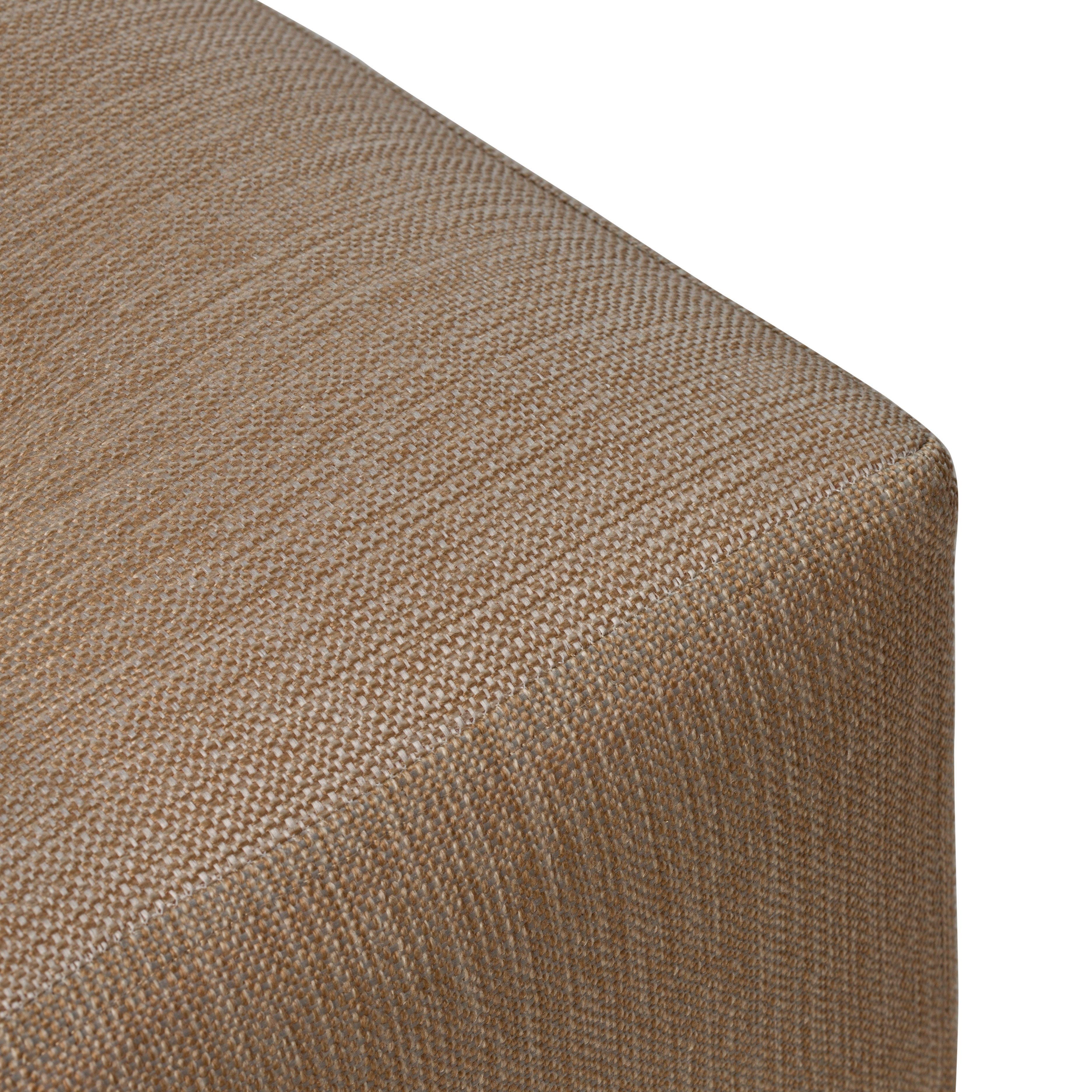Pouf Petrum Beige Omega 62x42x42 cm Máxima Design-4