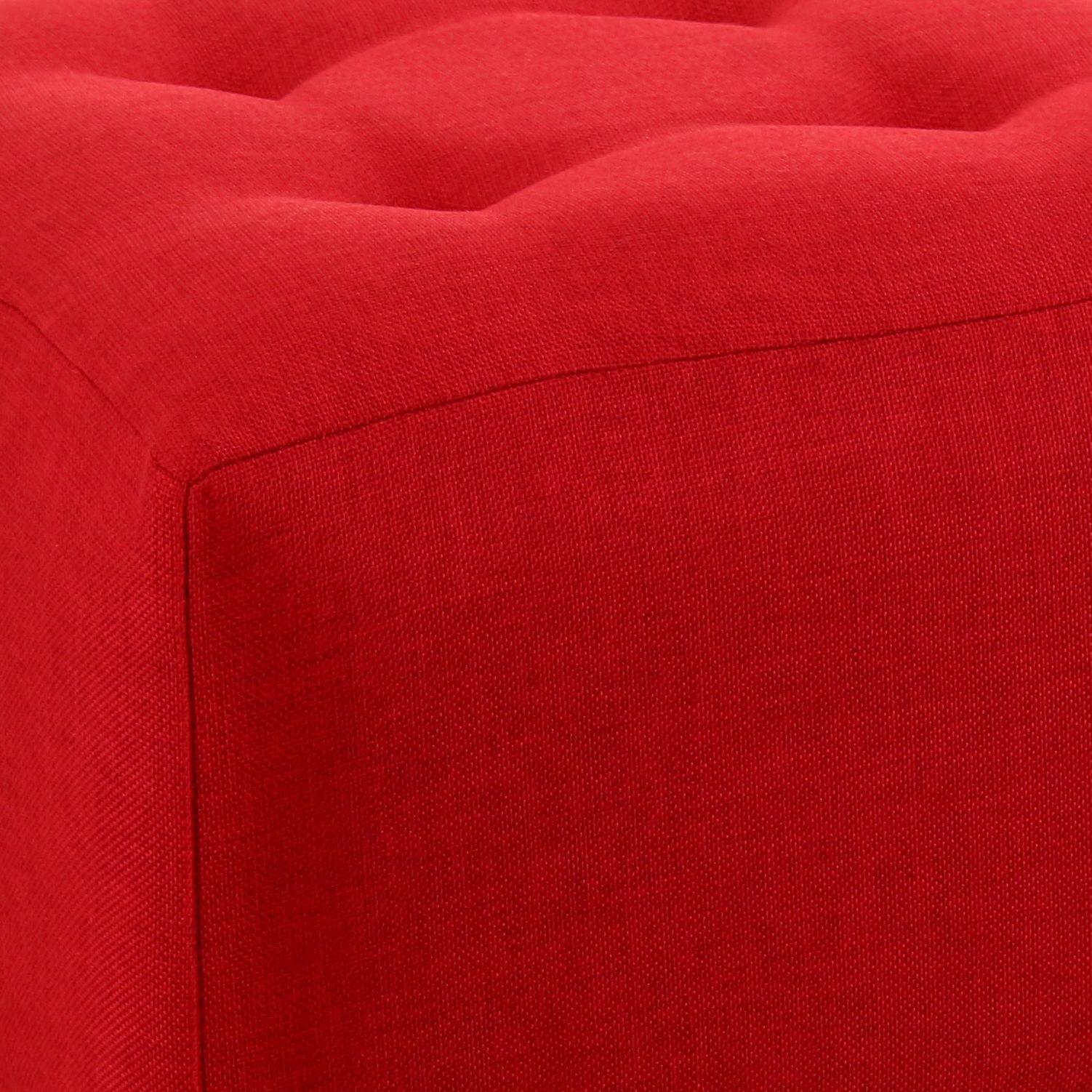 Pouf Alemania Rojo Amalfi 42x42x43 cm Máxima Design-4