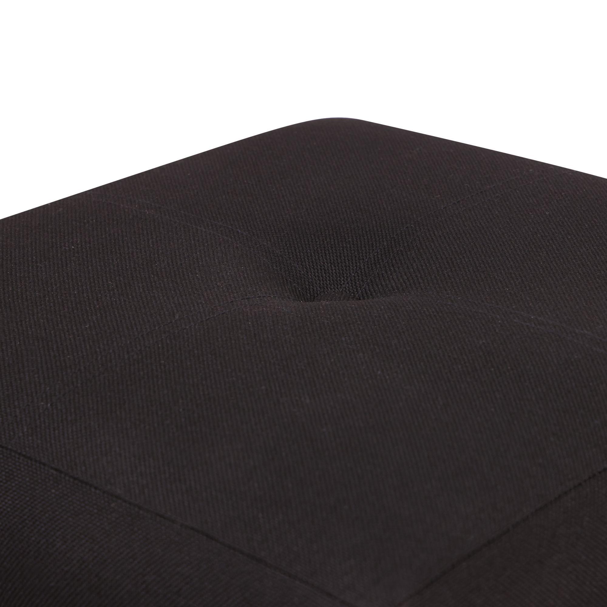 Pouf Baúl Emilia Negro Omega 45x45x46 cm Máxima Design-3