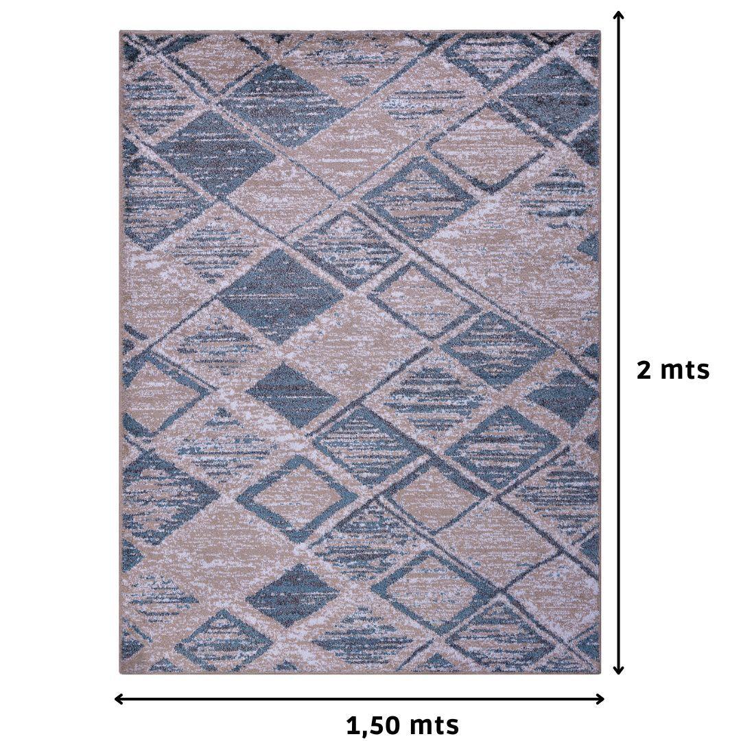 Alfombra Classic Fiji Azul 150 x 200 cm-1