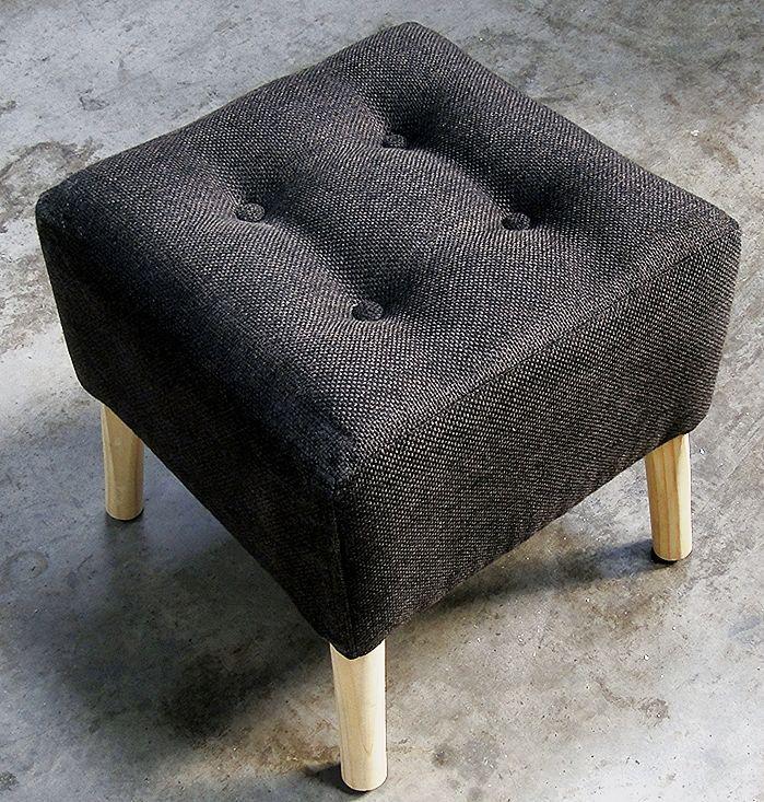 Pouf Alemania Grafito Amalfi 42x42x43 cm Máxima Design-2