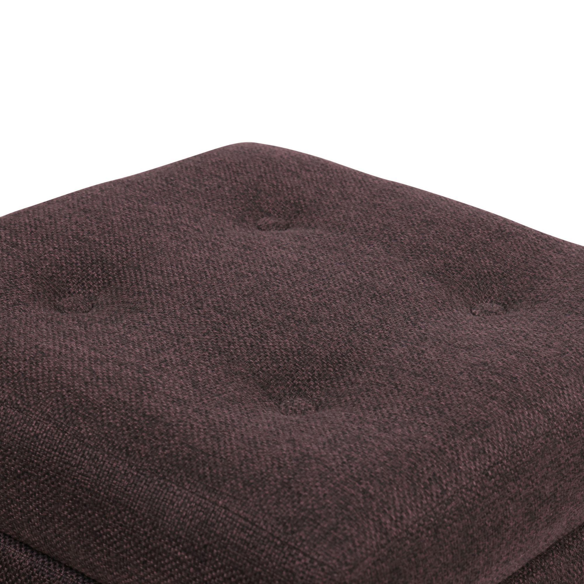 Pouf Baúl Rucato Café Moro Omega 46x46x50 cm Máxima Design-5