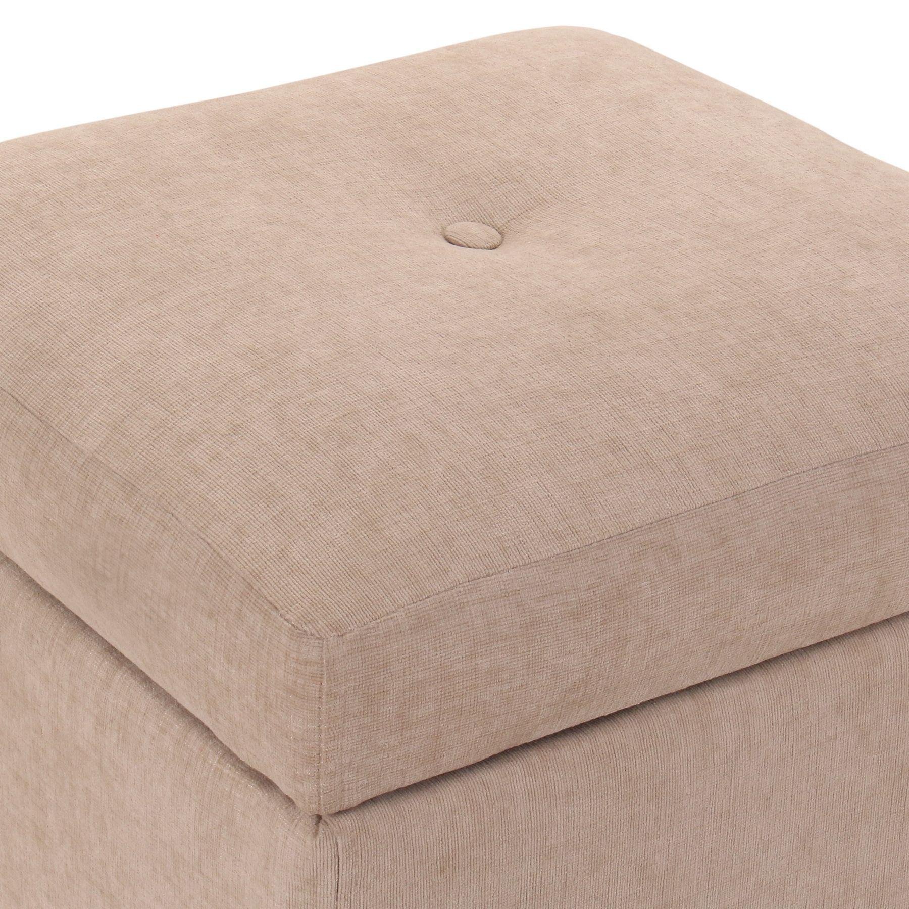 Pouf Baúl Emilia  Arena Altea 45x45x46 Cm Máxima Design-3