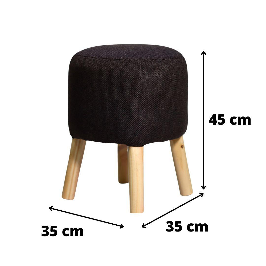 Pouf Bird Café Moro Omega 35x35x45 cm Máxima Design-2