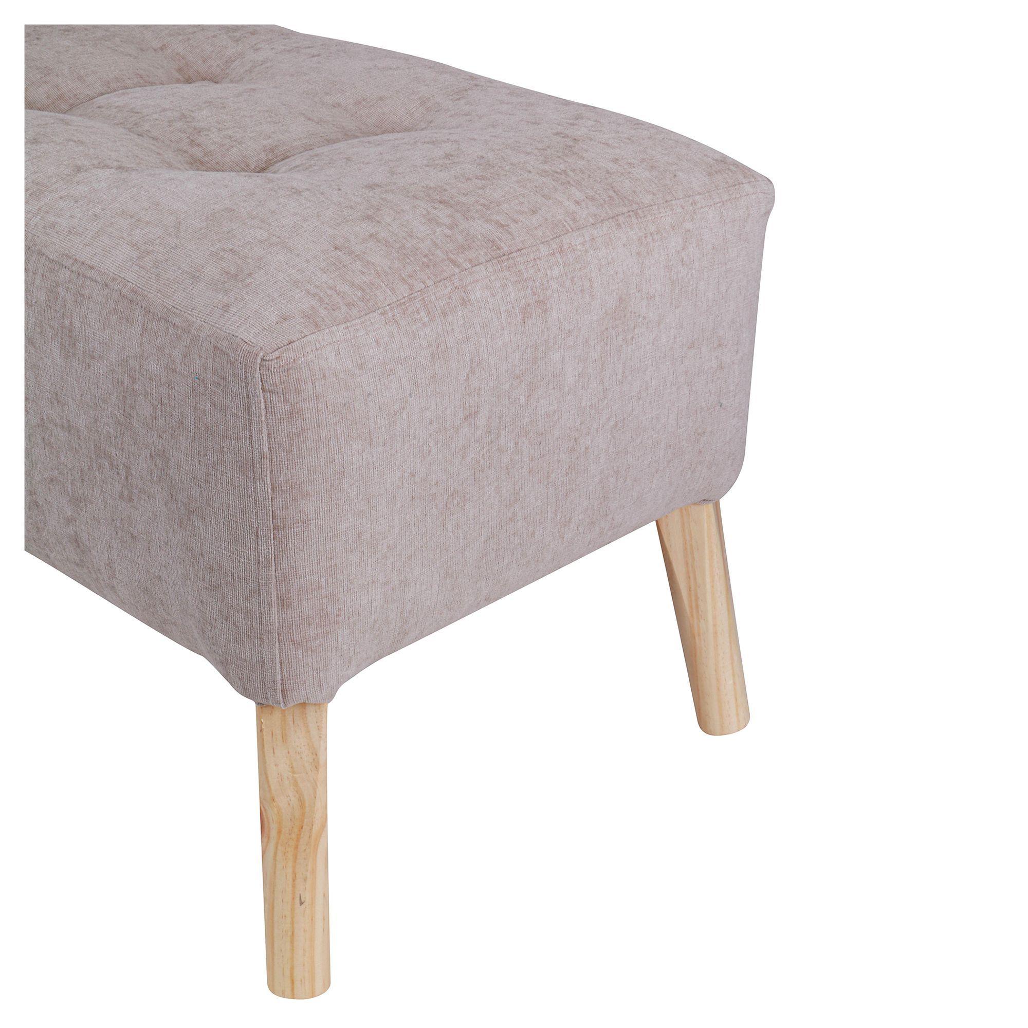 Pouf Petrum Beige Altea 62x42x42 cm Máxima Design-2
