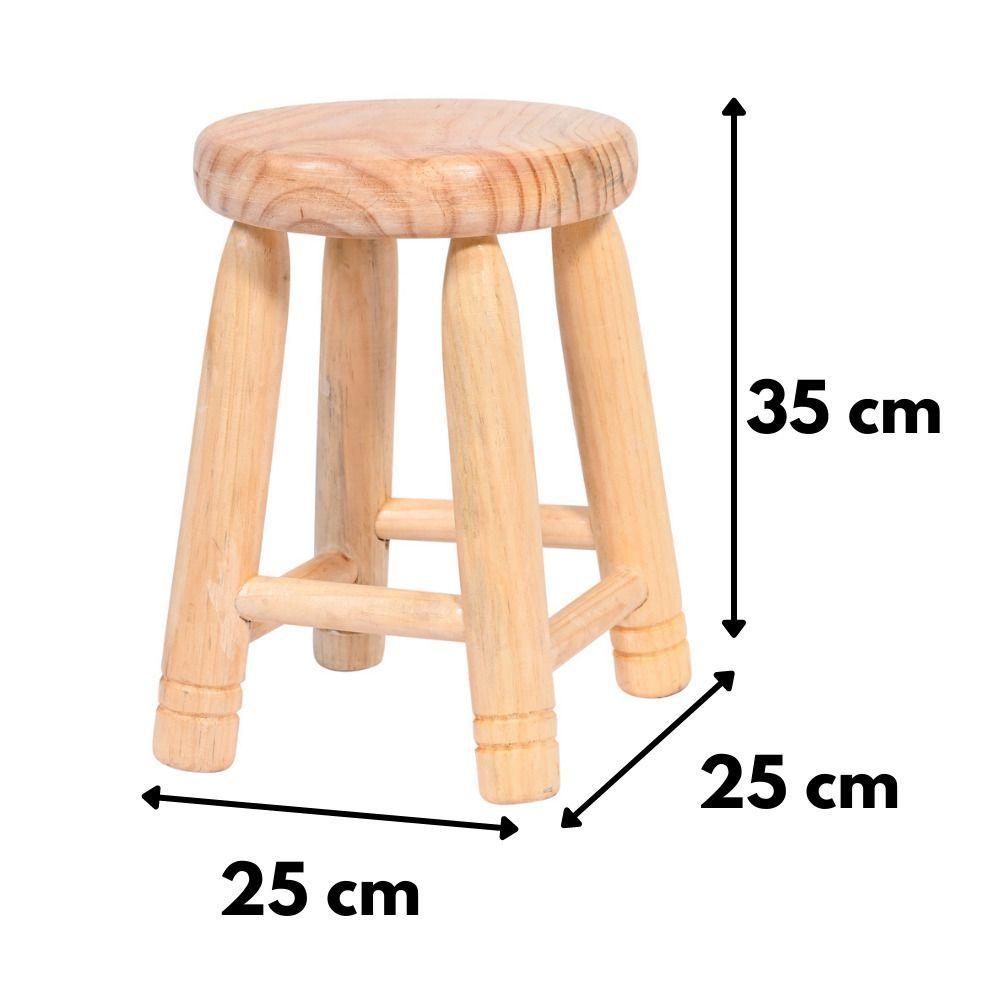 Piso Infantil Francisca Madera Natural 25x25x35 cm Máxima Design-2