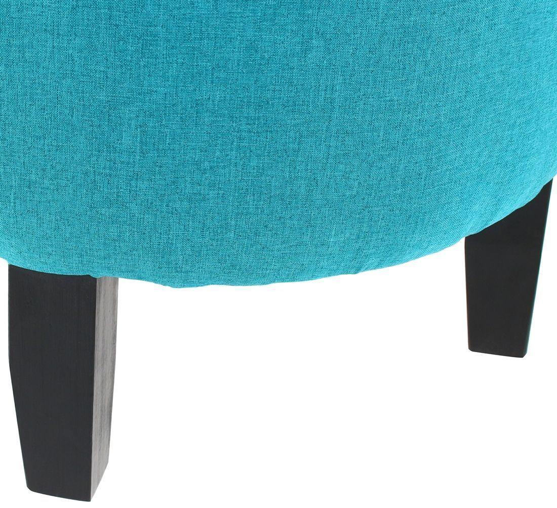 Pouf Jack Turquesa 48x48x40 cm de Máxima Design -3