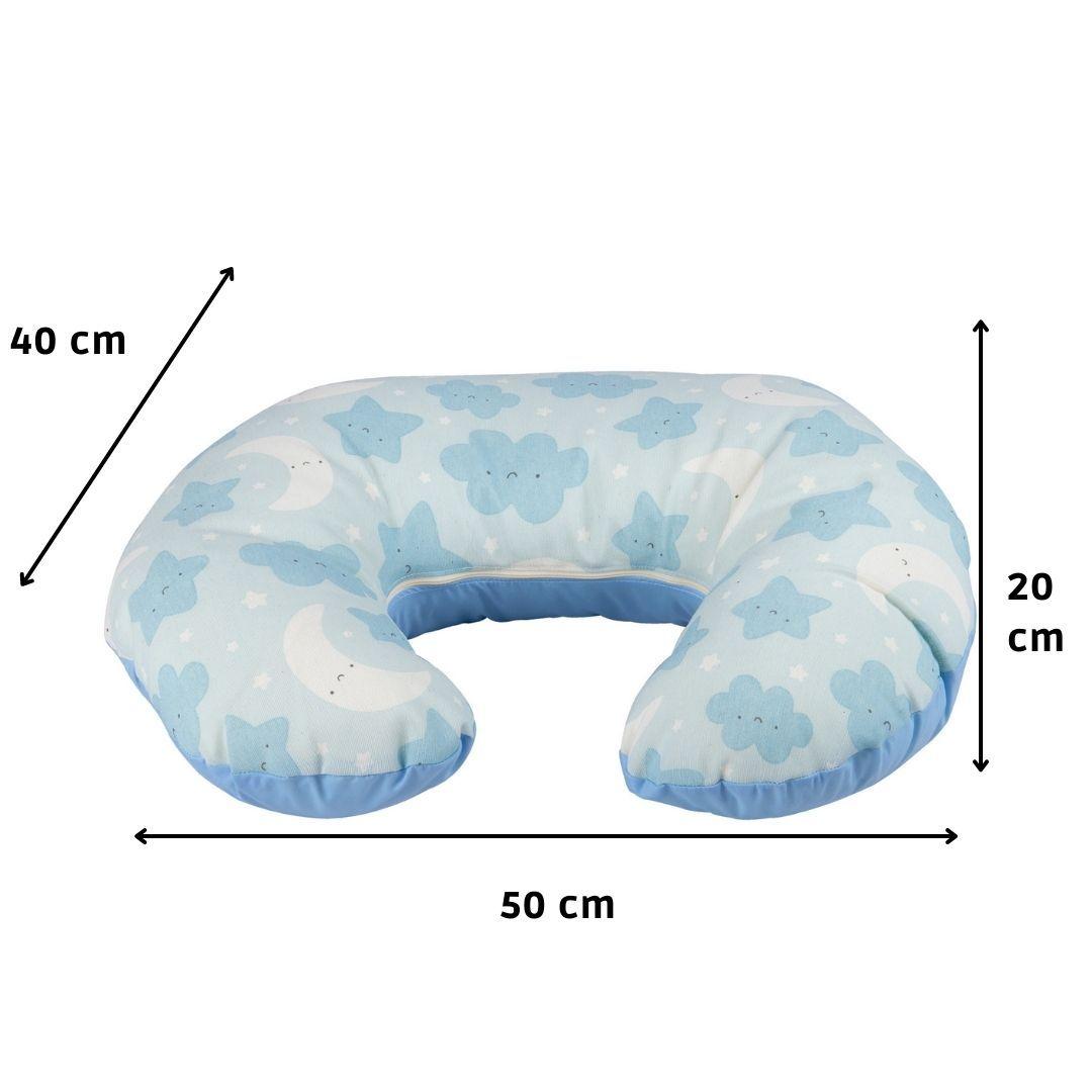 Cojín Lactancia Nube Celeste Textil 50x40x20 cm-2