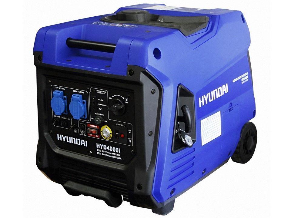 Generador Inverter 4000w Control Remoto Hyundai Sec-0