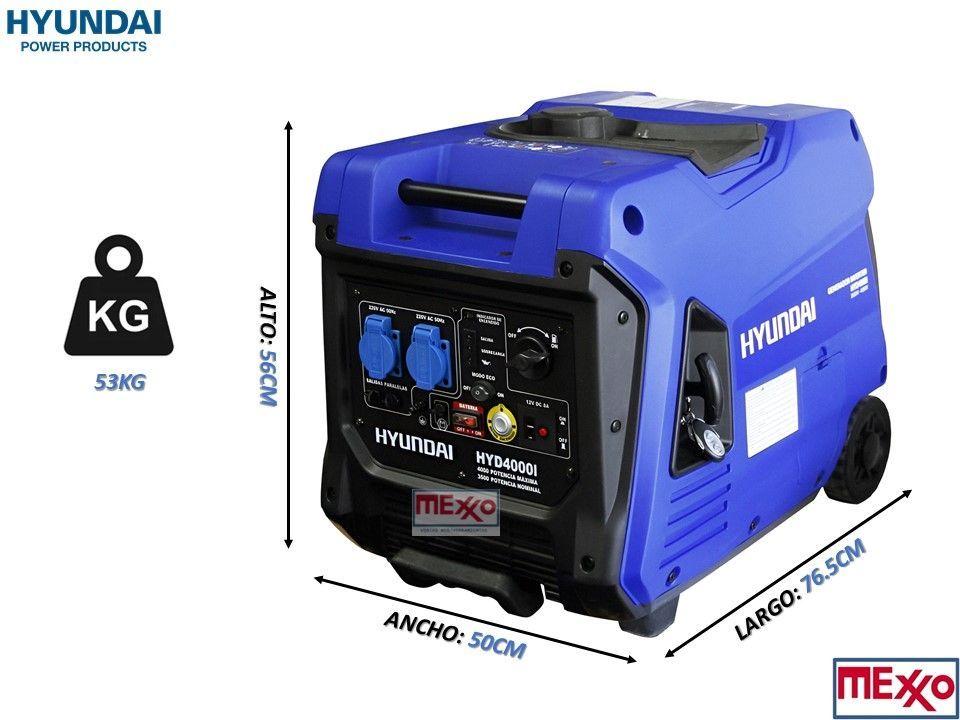 Generador Inverter 4000w Control Remoto Hyundai Sec-2
