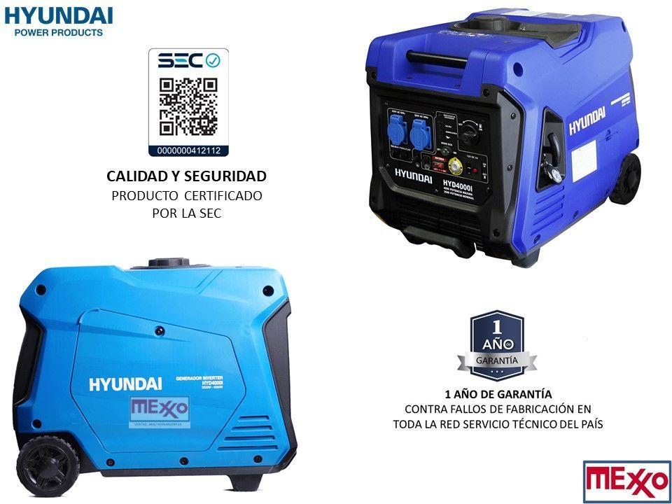 Generador Inverter 4000w Control Remoto Hyundai Sec-5