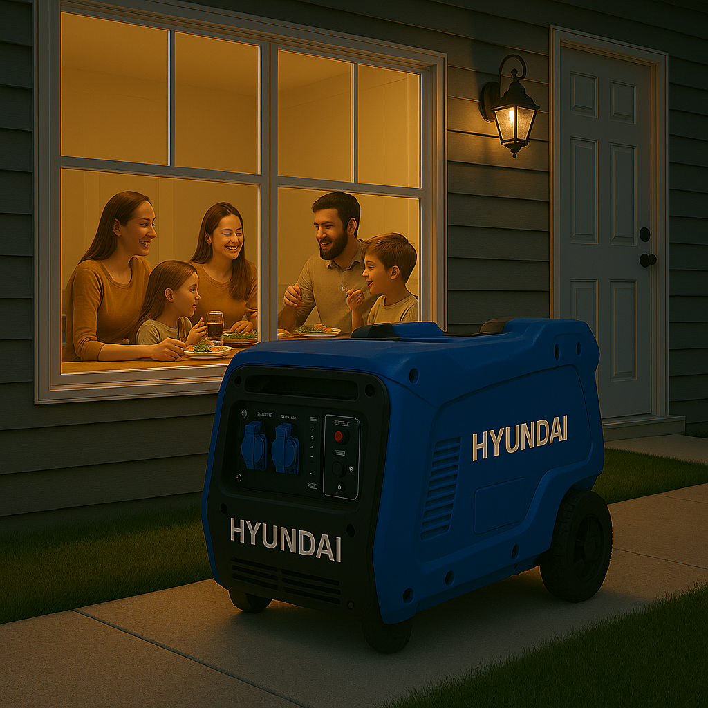 Generador Inverter 4000w Control Remoto Hyundai Sec-7