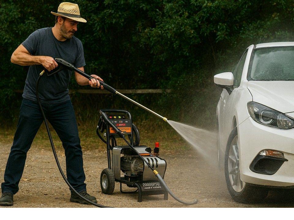 Hidrolavadora Industrial Monofásica, 7 L/min, 2000 Psi-6