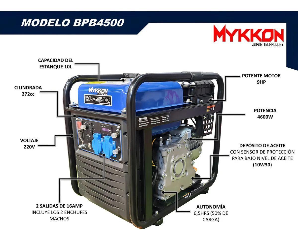 Generador Inverter 4600w Licencia Japón Sello Sec-1