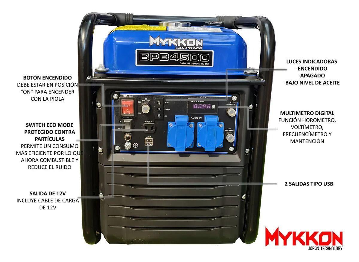 Generador Inverter 4600w Licencia Japón Sello Sec-2