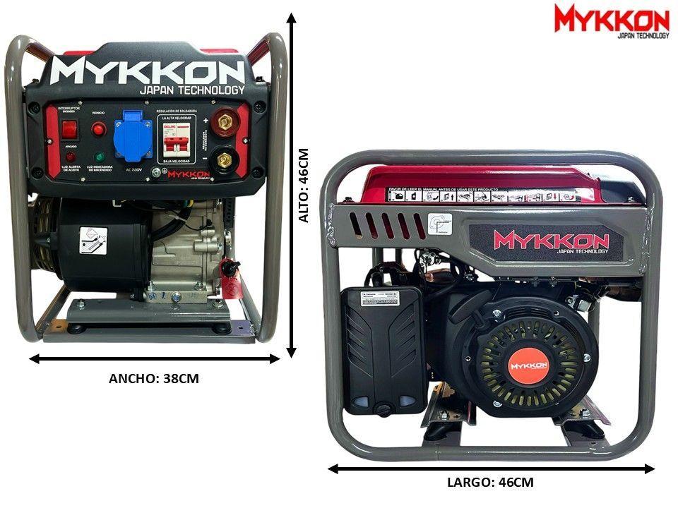 Motosoldadora Bencinera 1100w 145a Monofásica Mykkon-2