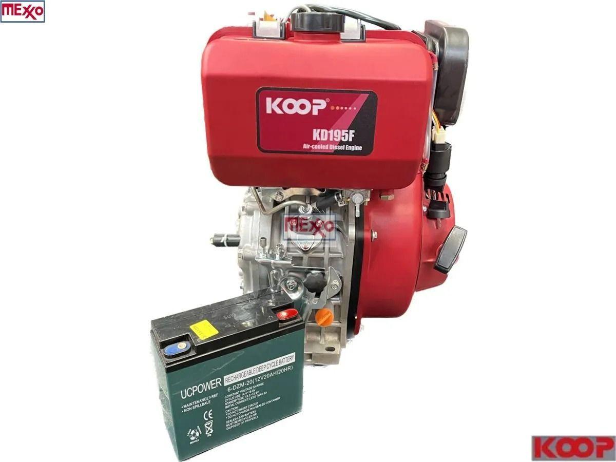 Motor Diesel 13hp Partida Eléctrica Con Batería -2