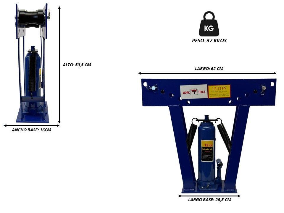 Dobladora de tubos matrices media a 2 pulgadas capacidad 12T-2