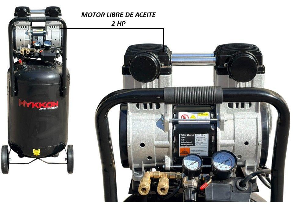 Compresor De Aire 100lt 2hp Vertical Industrial Lic. Jap.-4
